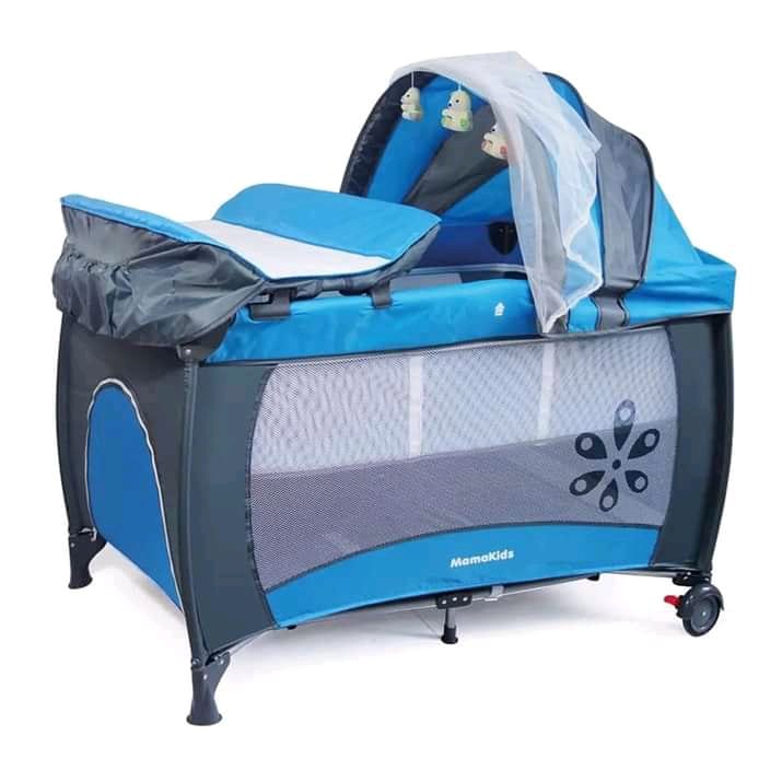 Restocked Quality Mama Kids Versatile Baby crib/ Playpen and Travel Cot