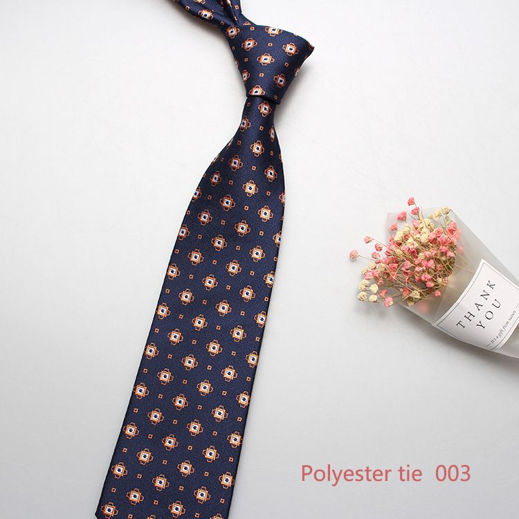 New 8cm business formal tie, men's polyester jacquard business retro tie, multi-color optional, professional shirt tie, wedding bridegroom tie, fashionable men's tie, simple fashion, Tiktok - popular