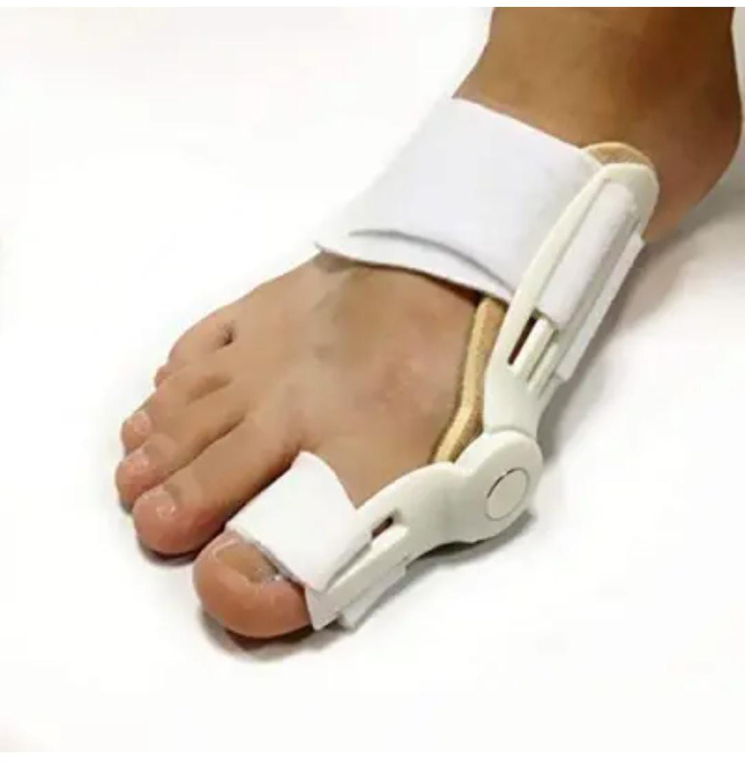 Big Toe bunion splint corrector/straightener pain relief thumb care daily orthotic, Adjustable Knob Bunion Splint for Bunion Relief, Orthopedic Toe Straightener with Anti-slip Heel Strap