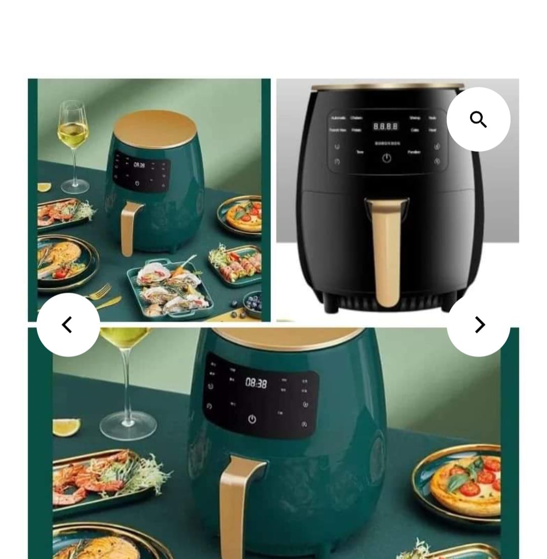 AIRFYER. German technology Reki 6Ltrs Digital Air Fryer- Healthy Frying, Deep Fry, Roast, Grill and Cook