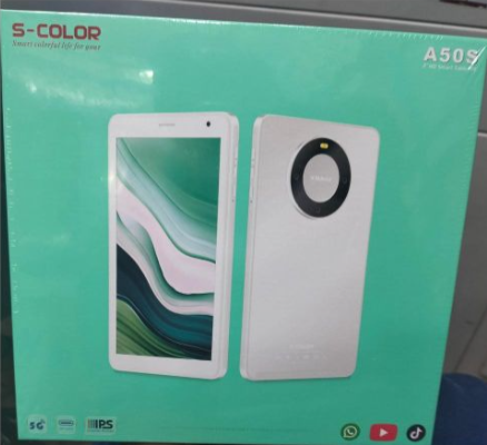 S Color A50S 5000mAh WIFI/BT/FM 7 Inch HD Android 12 RAM 6GB + ROM 128GB