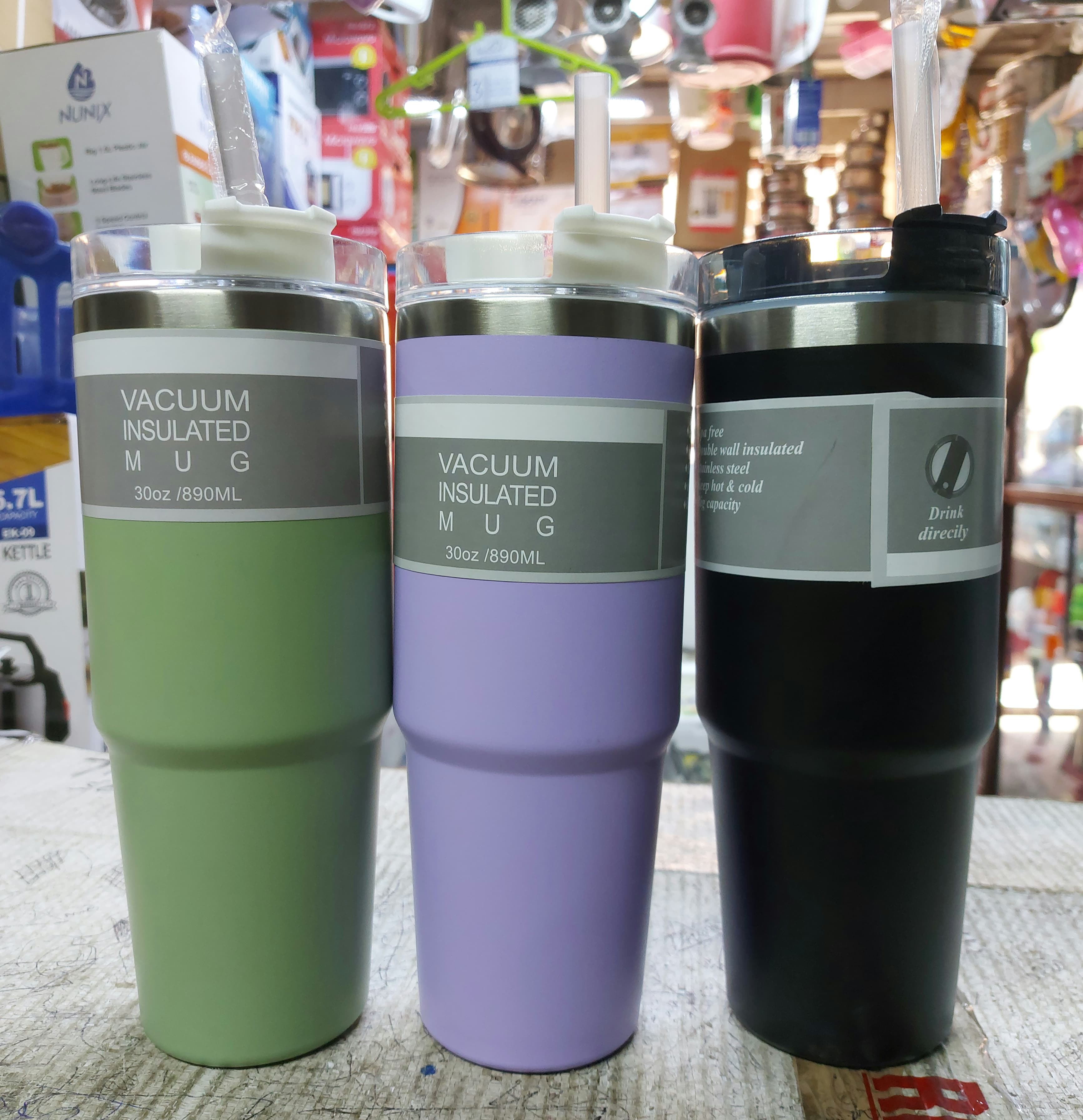 Insulated vacuum mug-stanley Travel cup, keeps warm/hot/cold all day,Vacuum insulation for hot drinks