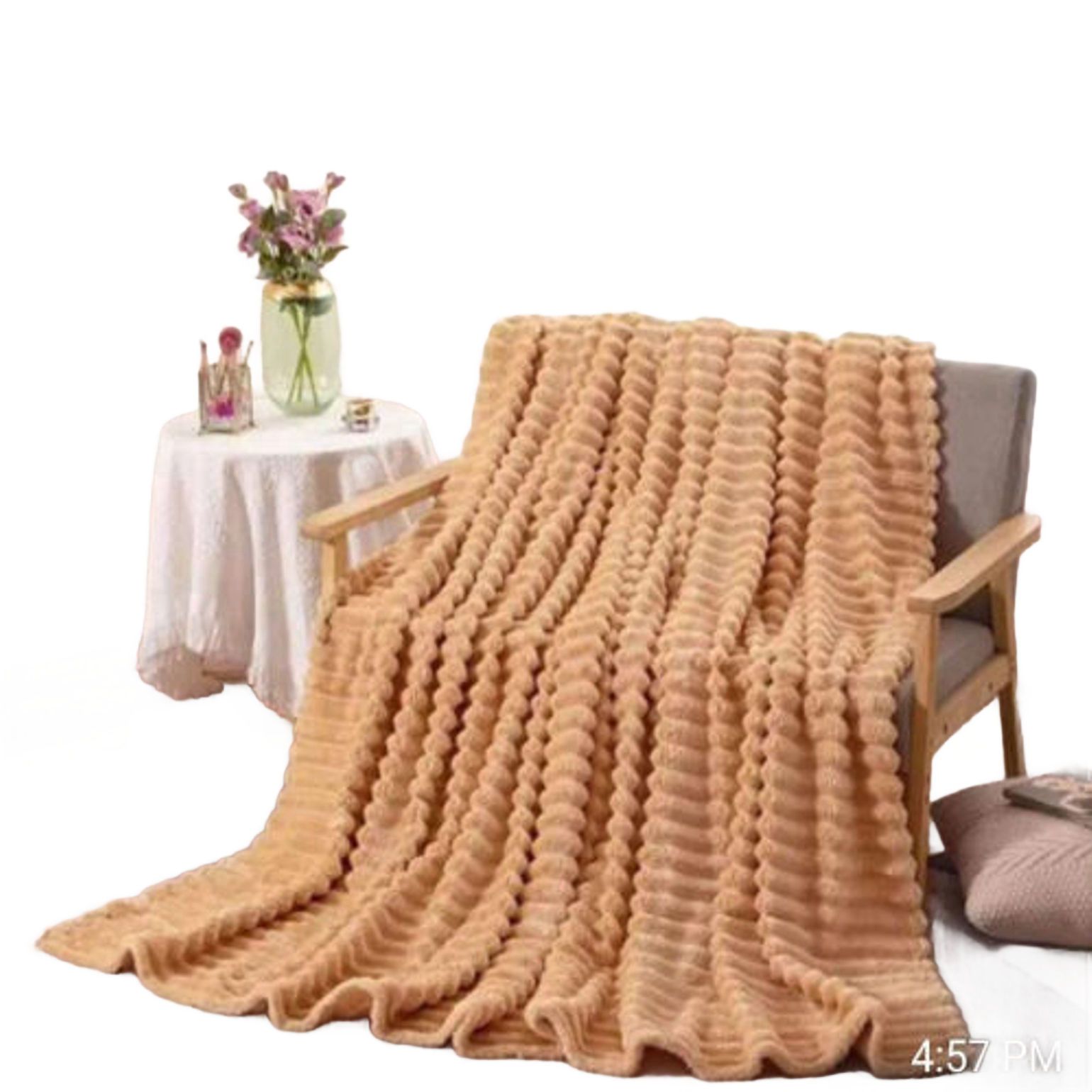 Quality and heavy  Pattern Fleece velvet
This high-quality blanket is made of velvet fabric. Lightweight material, skin friendly and soft, with a sturdy yet elegant design.
