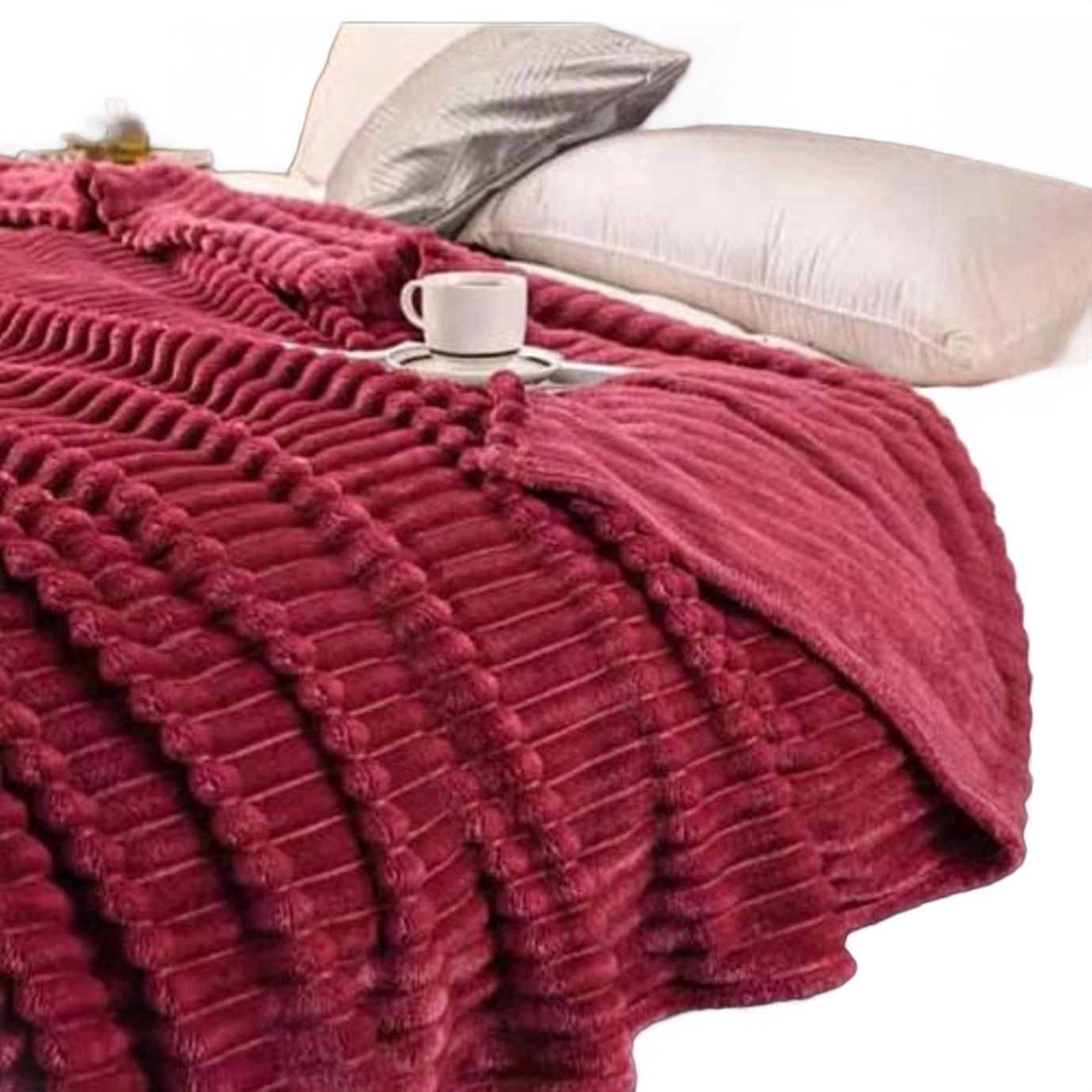 Quality and heavy  Pattern Fleece velvet
This high-quality blanket is made of velvet fabric. Lightweight material, skin friendly and soft, with a sturdy yet elegant design.