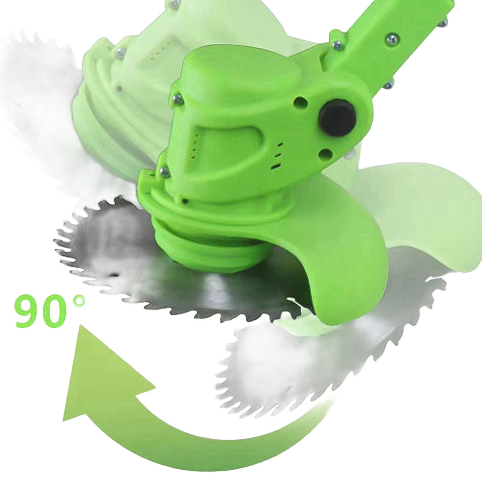 Cordless Electric Lawn Mower Foldable Adjustable Trimmer Efficient Garden Pruning Cutting Power Tools For Makita 18V Battery