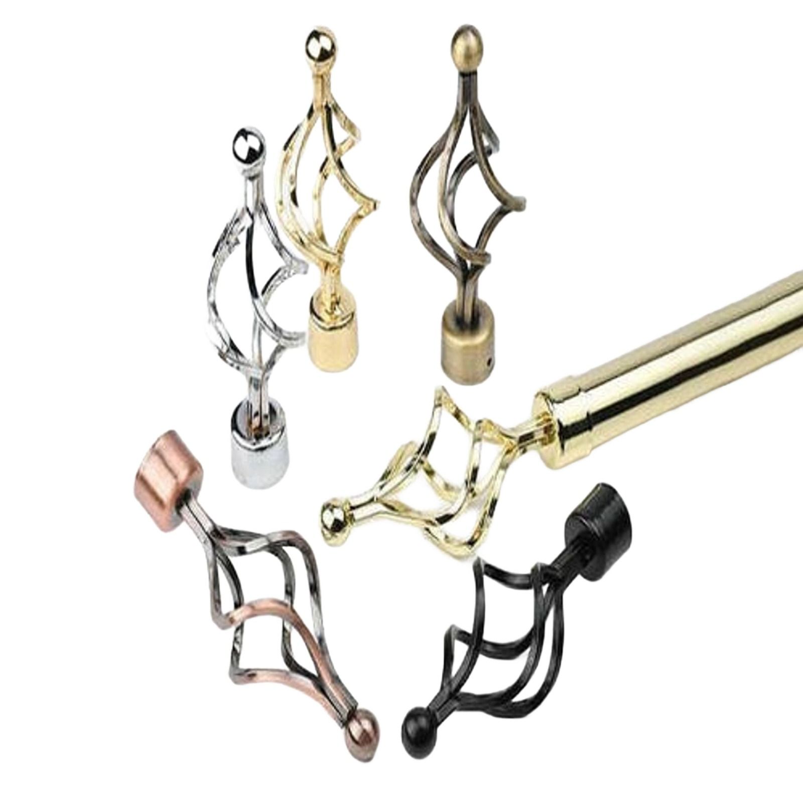 Double Adjustable Curtain Rod
 designed with precision to enhance the aesthetic sstature of your windows and doors. Available in double sizes of 1, 2, and 3 meters.