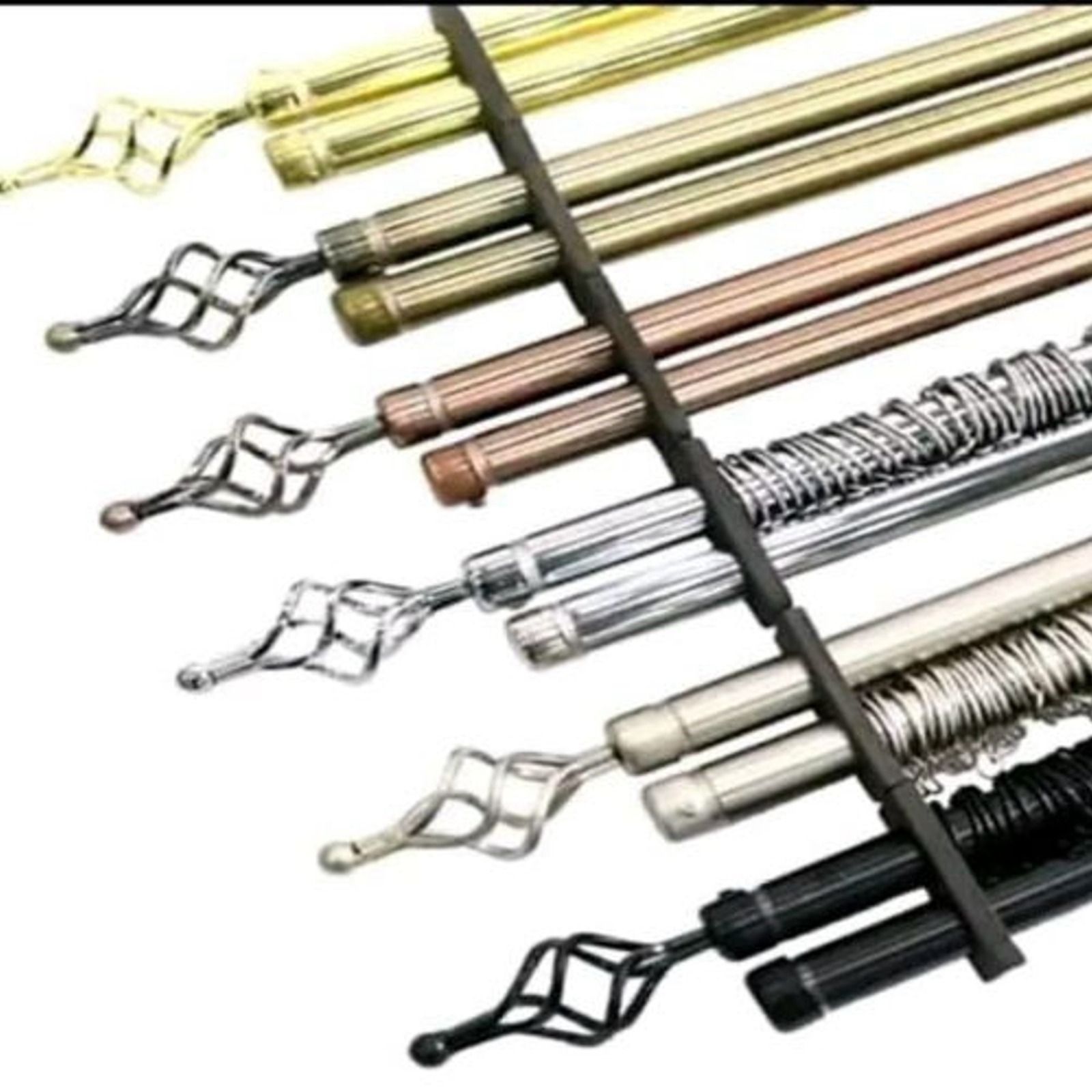 Double Adjustable Curtain Rod
 designed with precision to enhance the aesthetic sstature of your windows and doors. Available in double sizes of 1, 2, and 3 meters.