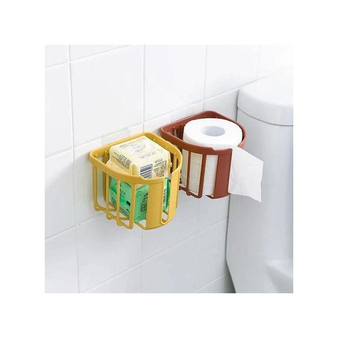 Wall-Mounted Toilet Paper Holder Bathroom Tissue Holder