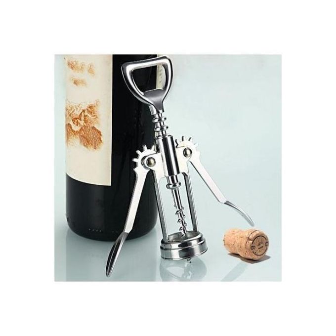 Stainless Steel Wing Corkscrew Wine Bottle Opener