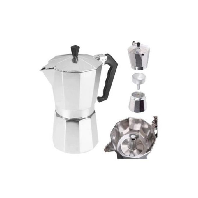 Aluminum Italian Coffee Maker Brewing Pot Moka Latte Expreso