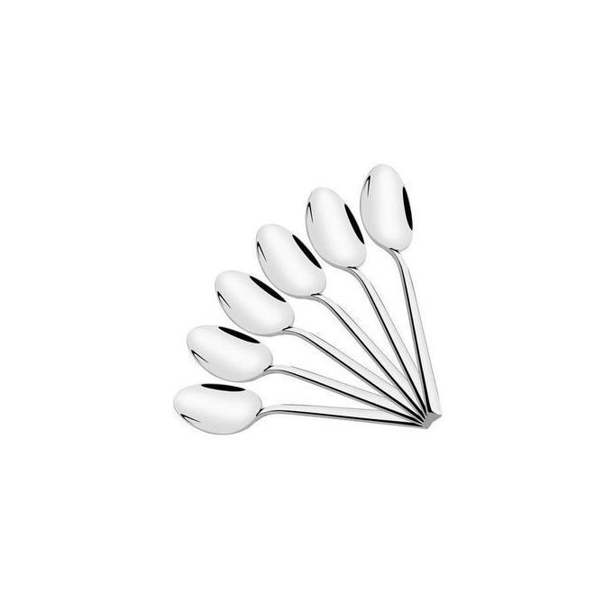 12 Pieces Stainless Steel Table Spoons - Silver
