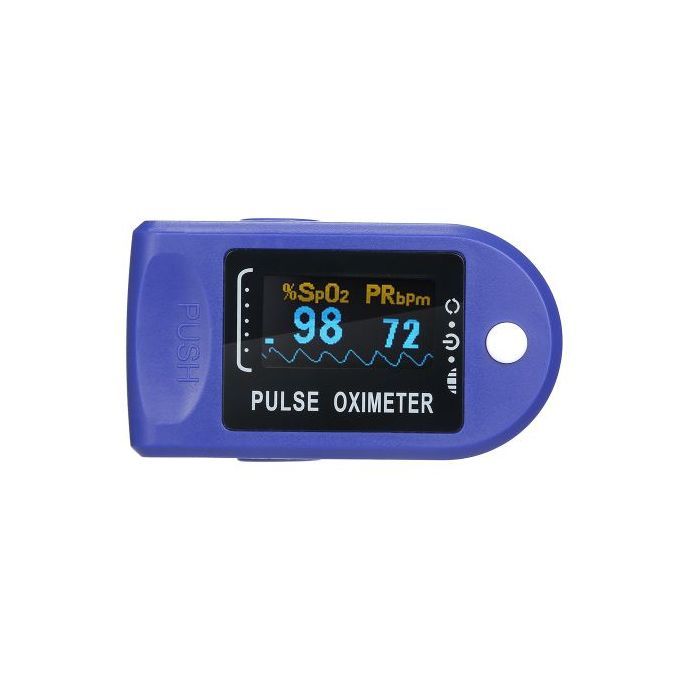 Portable Fingertip Pulse Oximeter With Oxygen Saturation Monitor