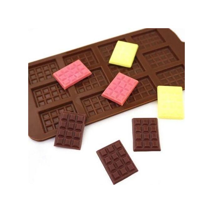Silicone Chocolate Mold Candy Waffles Mould Shaper