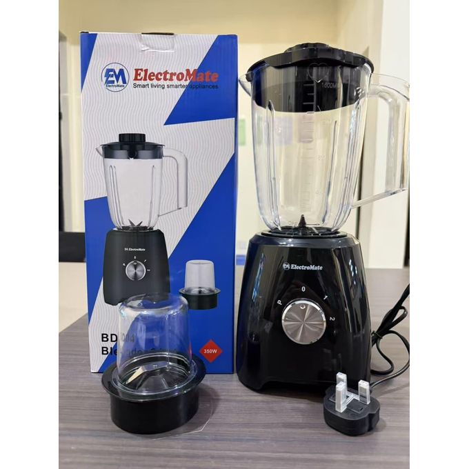 ElectroMate Hot selling 2 In 1 Blender With Glass Jar - 1.5L