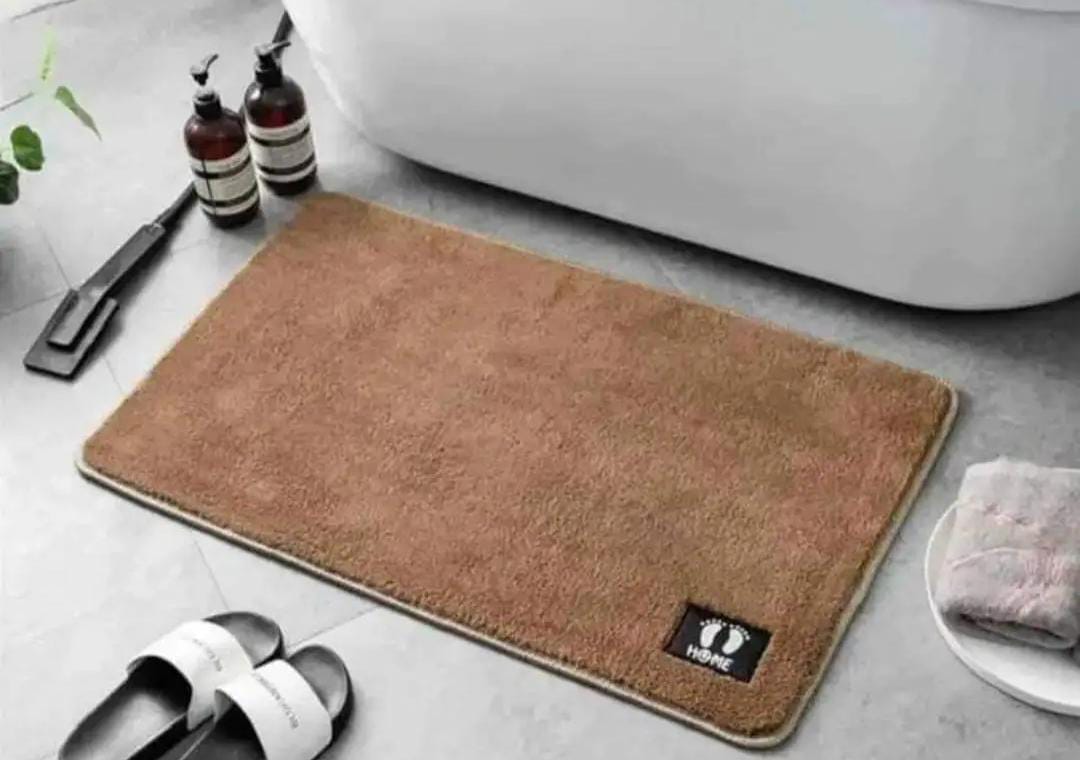Welcome doormat  
 mat in cotton material and a thick surface is the ideal mat for your home that will give you value for your money. It is very soft for a warm and cozy living space and easy to care