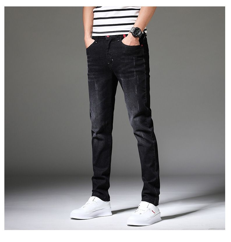 Fashion Mens Jeans Trousers Casual Latest Jeans-Blue  Get the best quality and unique jeans for a casual look. It is durable, elegant and affordable. Match it with your casual footwear and look amazin
