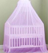 Baby Coat round net 1pc Baby cot mosquito net canopy made from a tight knit mesh of 256 holes per square inch that keeps out mosquitoes, black flies, wasps, bugs an
