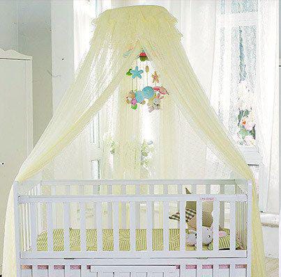 Baby Coat round net 1pc Baby cot mosquito net canopy made from a tight knit mesh of 256 holes per square inch that keeps out mosquitoes, black flies, wasps, bugs an