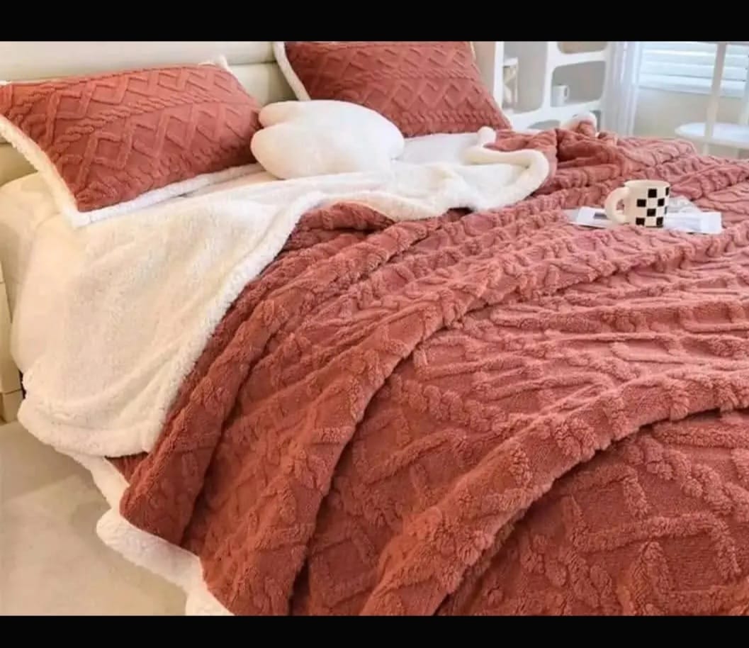 Sharper fleece woolen blanket  They will keep you and your family warm To add on that, they are Heavy, Comfortable and soft. This blanket is very elegant and presentable adding to your bedroom beauty
