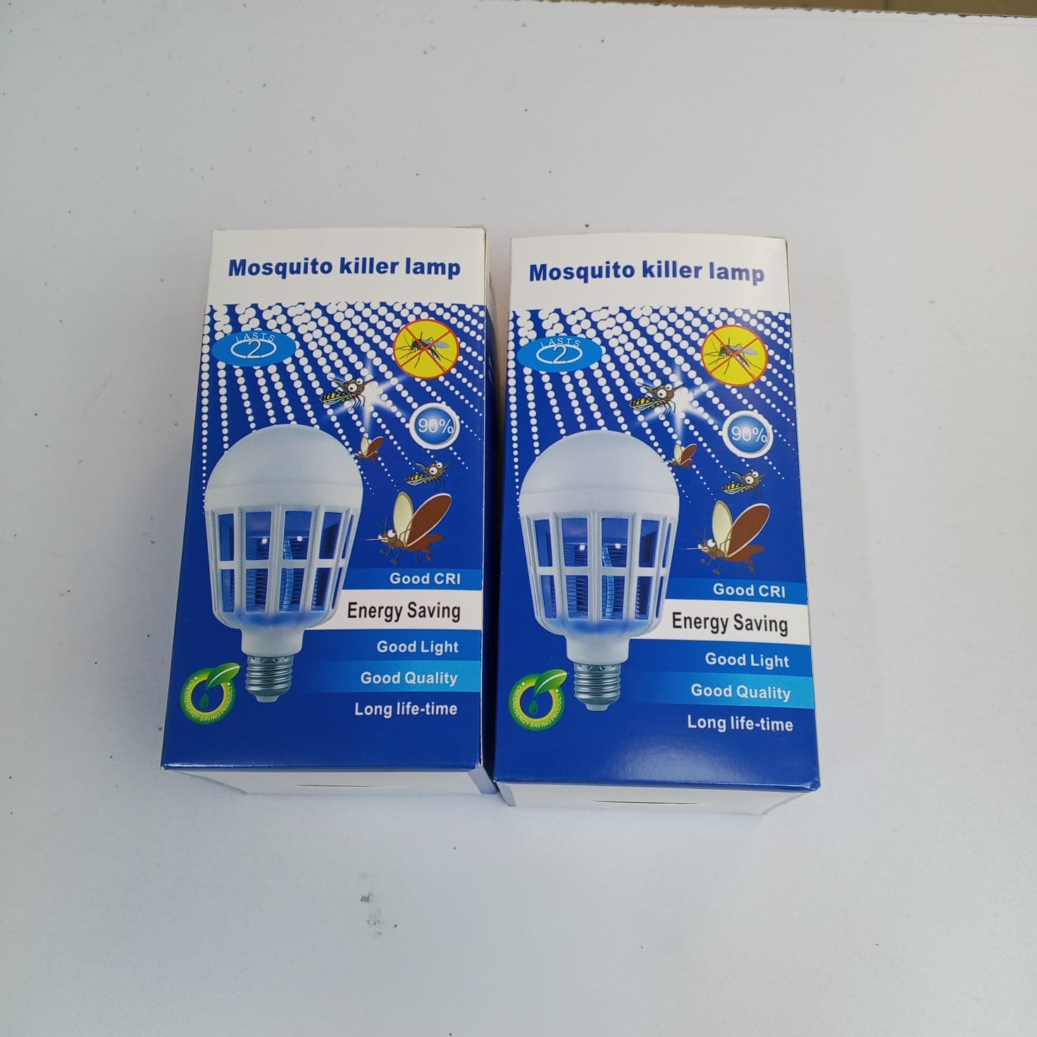 Mosquito Killer Lamp Led Bug Zapper   works by attracting flying insects with its high-intensity UV light and octenol lure. As insects fly toward the light, they pass through a vertical rod electrifie