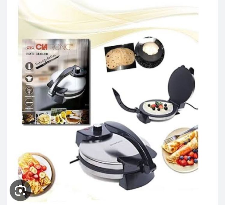 Sokany 10" Non Stick Chapati Tortilla Roti Maker Roti Chapati Making Machine To control overheating, open and close the lid from time to time to prevent burning of chapatis.