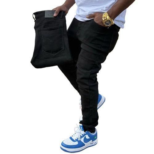 Slim Fit Mens Jeans-Non-fade Ashy Wash BLACK  is Stretching and breathable hence easier movement. Men Fashion-plus Offers the Best Price for this BluePerfect Quality. you can wear this trouser for cas