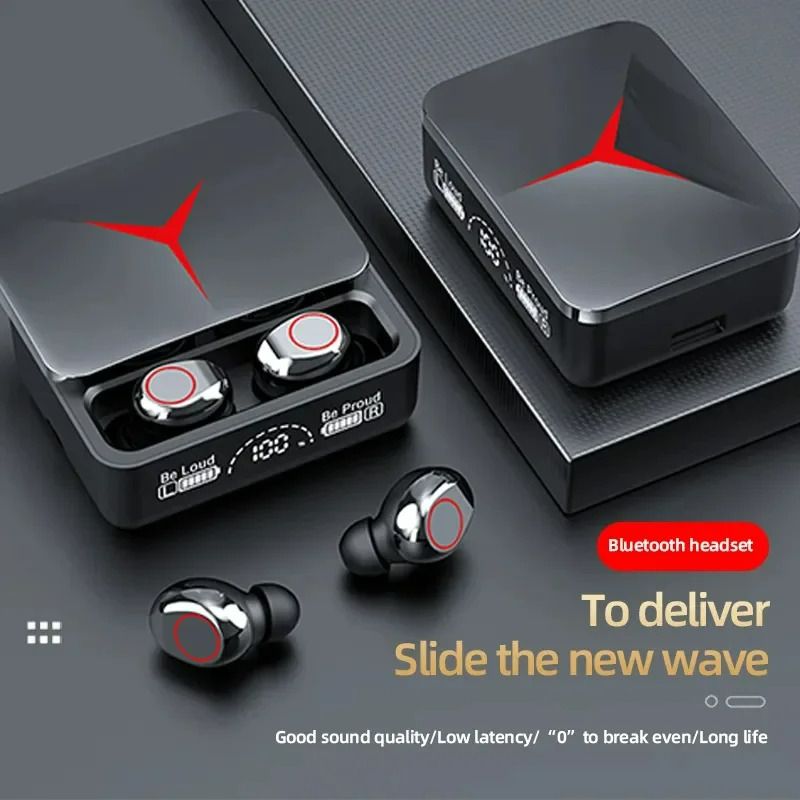 M90 Pro Bluetooth Earpods Wireless Earbuds TWS Bluetooth Earphones Gaming Touch Control Sport Bluetooth Earphones HiFi Stereo Gaming Headset With Mic For smartphone