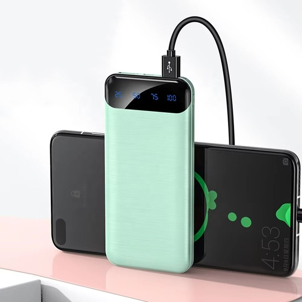 2A Fast Charging Powerbank 10000mAh Portable Digital Display  Power Bank 2A Fast Charge Portable Power Banks Compatible With iPhone&Android