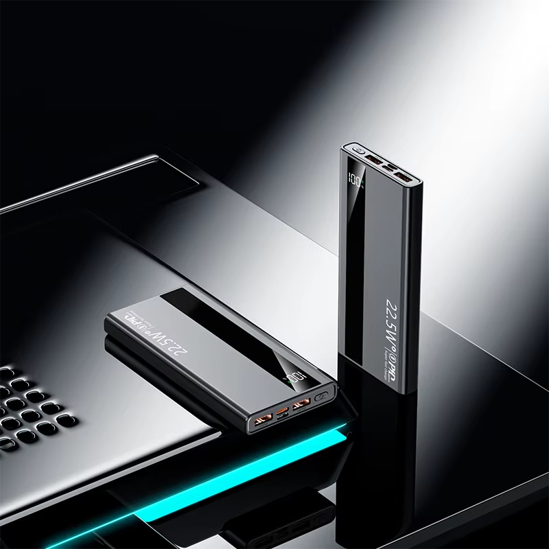 New 22.5W Super Fast Charge Power Bank 10000mAh Portable LED Digital Display Powerbank Type-C Dual USB Output Compatible with iPhone&Android