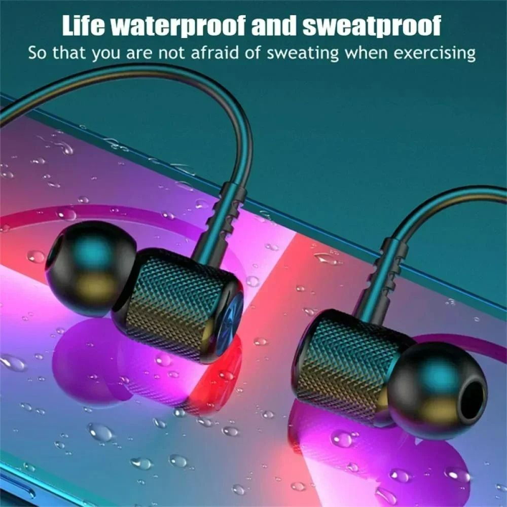 Wireless Bluetooth Stylish Sports Earphone Neckband Mount Neck Mount Headset  Game Playing Bluetooth-compatible 5.0 Subwoofer Gaming Earphone