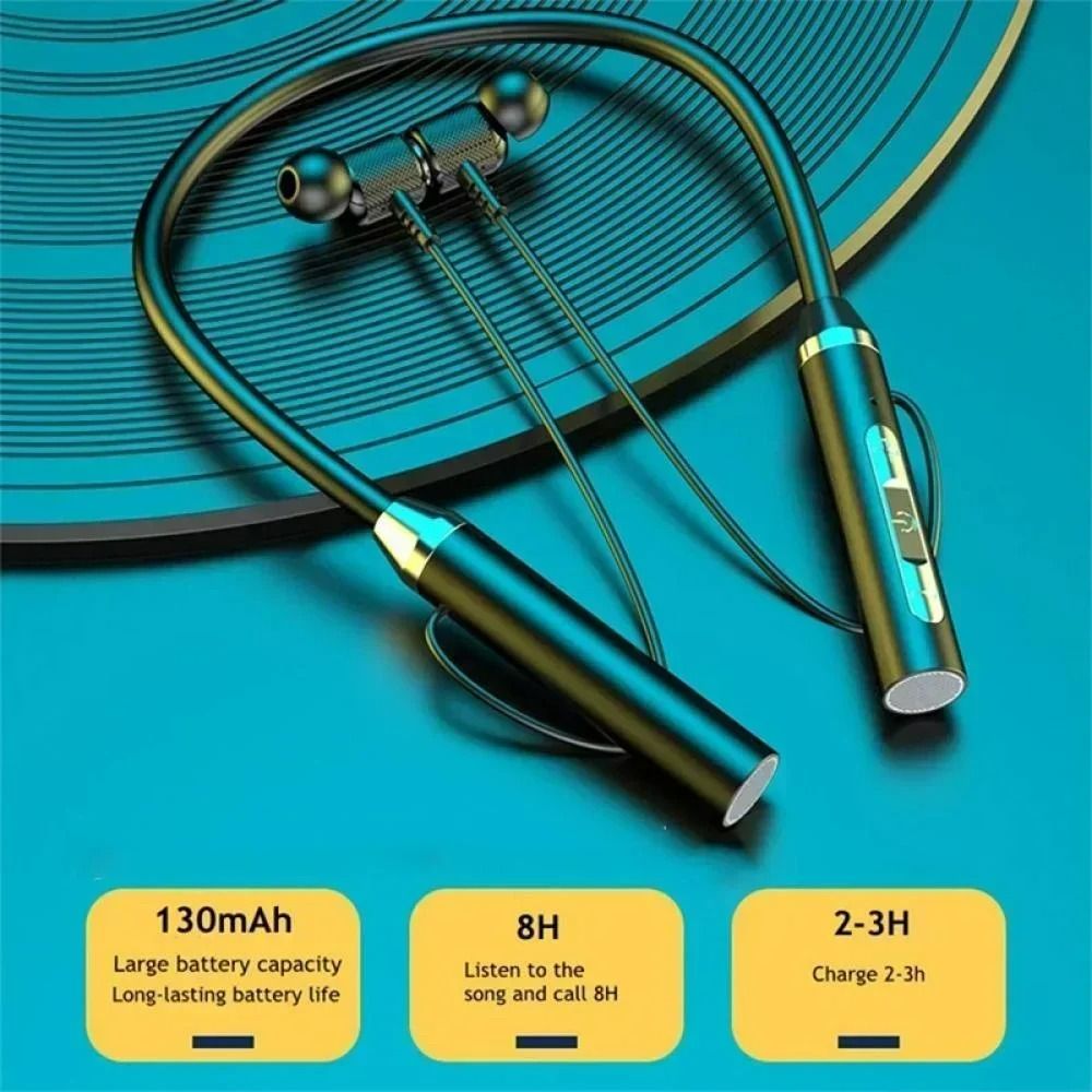 Wireless Bluetooth Stylish Sports Earphone Neckband Mount Neck Mount Headset  Game Playing Bluetooth-compatible 5.0 Subwoofer Gaming Earphone