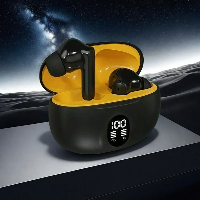 895B Wireless Headsets Bluetooth Earphone 5.3 ENC Earbuds LED Power Display TWS Sport Headphone with Mic for Smart Phone