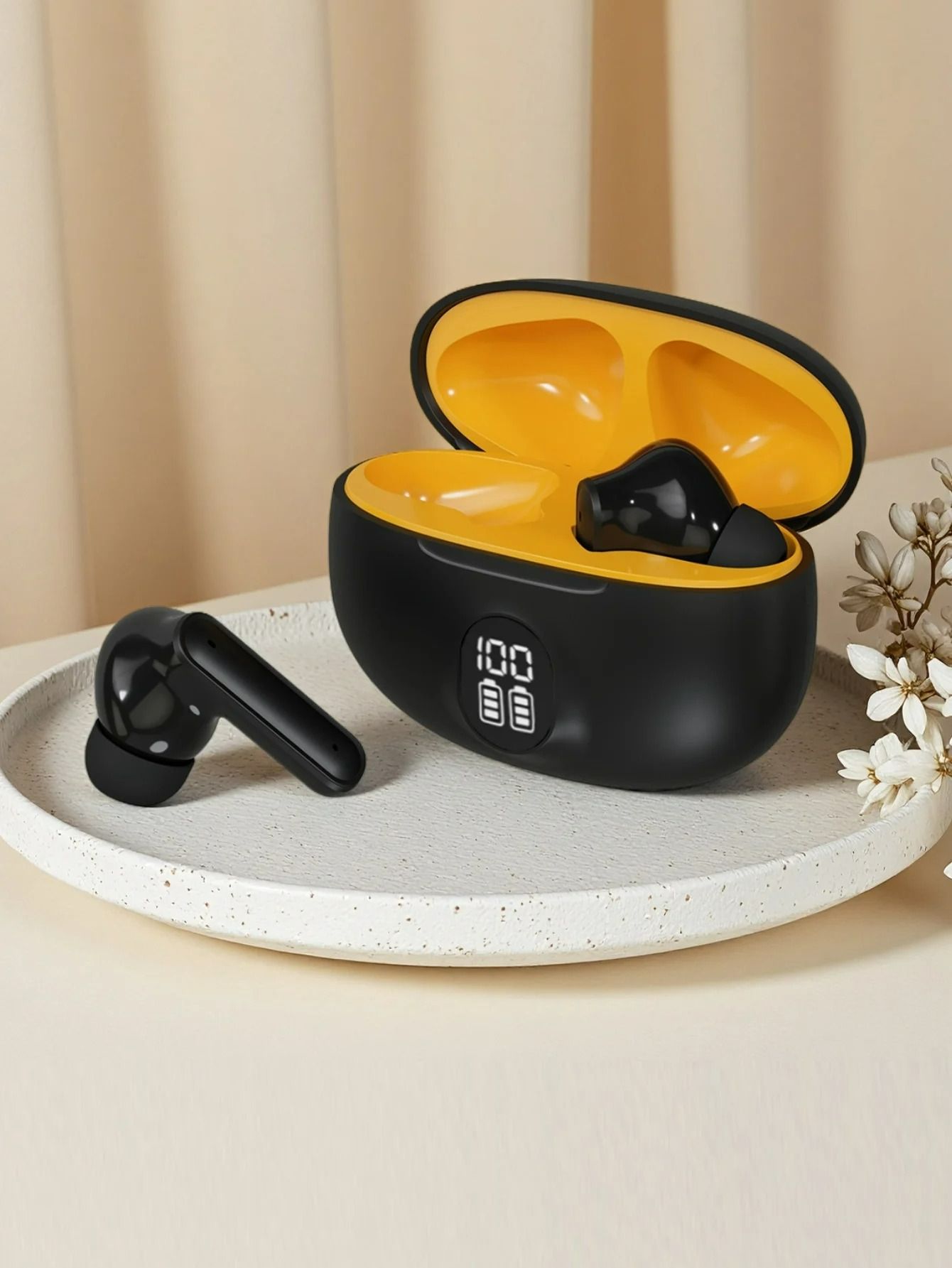 895B Wireless Headsets Bluetooth Earphone 5.3 ENC Earbuds LED Power Display TWS Sport Headphone with Mic for Smart Phone