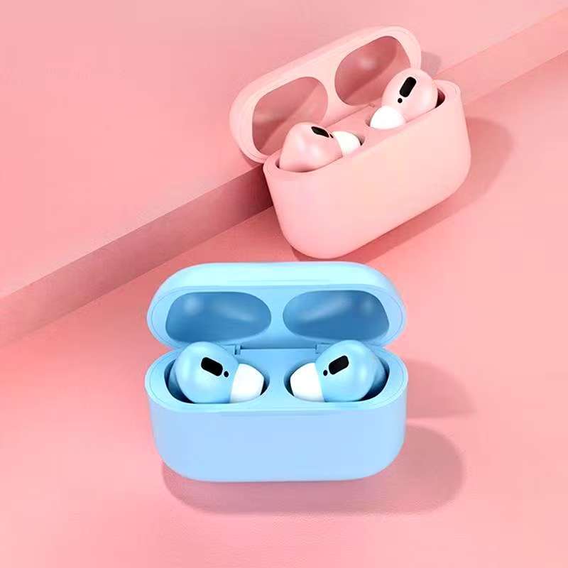 Air Pod 3 Wireless Bluetooth Earpods Noise Cancelling Earbuds Bluetooth Earphon5.0 Matte Sweatproof Earphones Binaural Headset Touch Control  Charging Case Included Compatible with Apple & Android