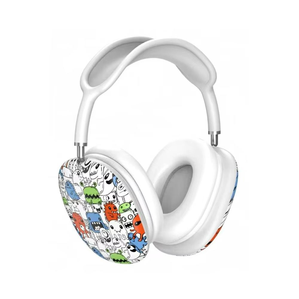 New P9 Graffiti Wireless Bluetooth Headphones BT5.3 Noise Reduction Extremely Sports Gaming Headset