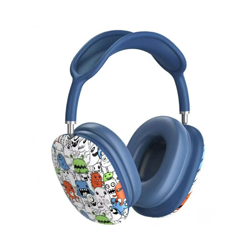New P9 Graffiti Wireless Bluetooth Headphones BT5.3 Noise Reduction Extremely Sports Gaming Headset