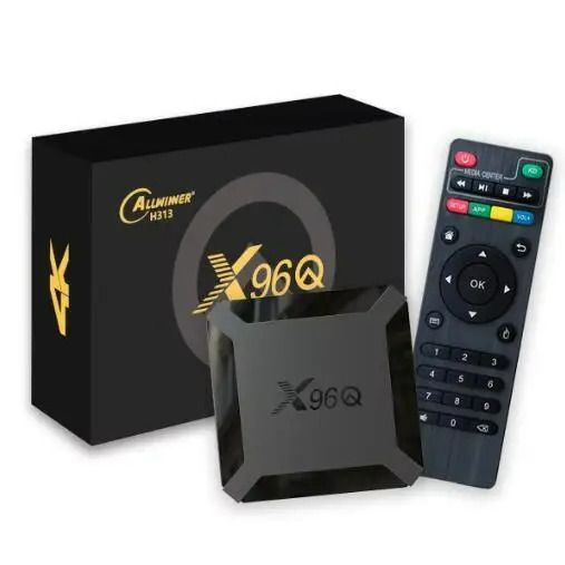 X96Q Clearer TV Box Android 14.0 4K Allwinner H313 Quad Core 2.4G Wifi Google Player Youtube Media Player X96 Smart Set Top Box