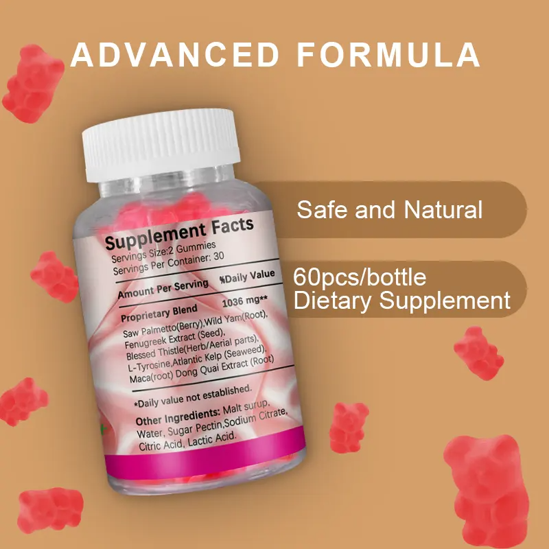 Curves Extreme Maca Gummies Enhances Curves, Balances Hormones, Boosts Energy