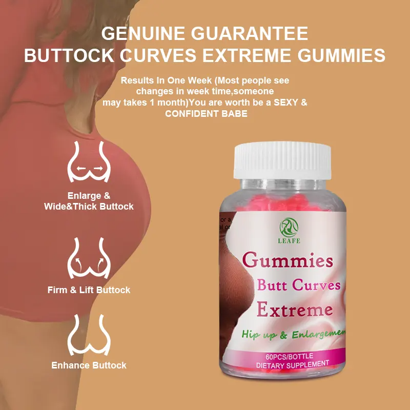 Curves Extreme Maca Gummies Enhances Curves, Balances Hormones, Boosts Energy