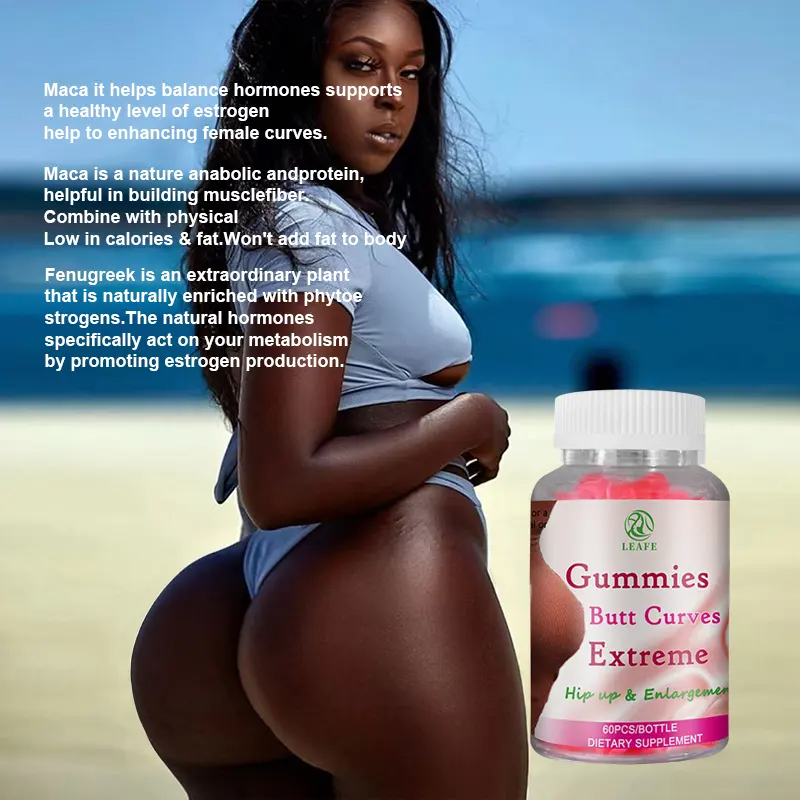 Curves Extreme Maca Gummies Enhances Curves, Balances Hormones, Boosts Energy