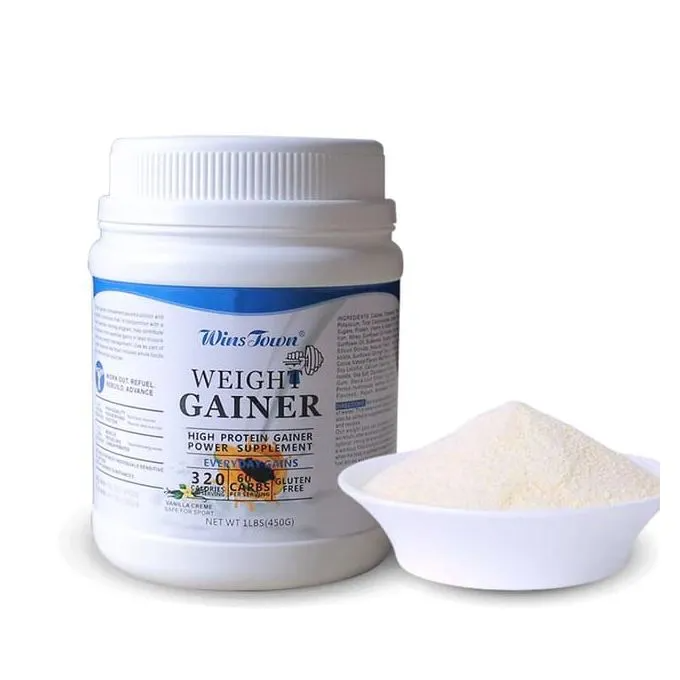 Wins Town Weight Gainer and Muscle Builder Supplement Protein Powder Supports Muscle Growth, Promotes Weight Gain, Boosts Energy, Easy to Mix, Delicious Flavor Option