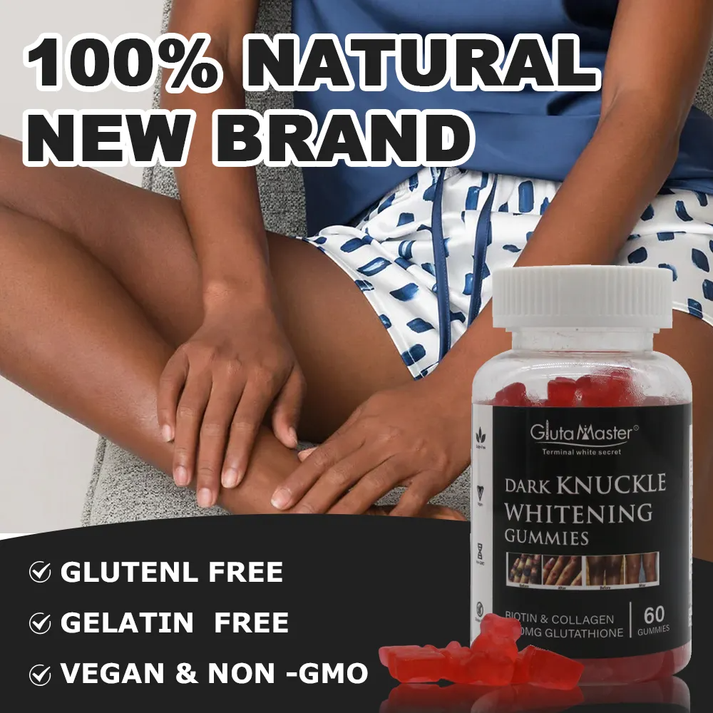 Gluta Master Dark Knuckle Whitening Gummies Targets Dark Knuckles, Promotes Even Skin Tone, Brightens Skin, Rich In Glutathione, Easy To Use