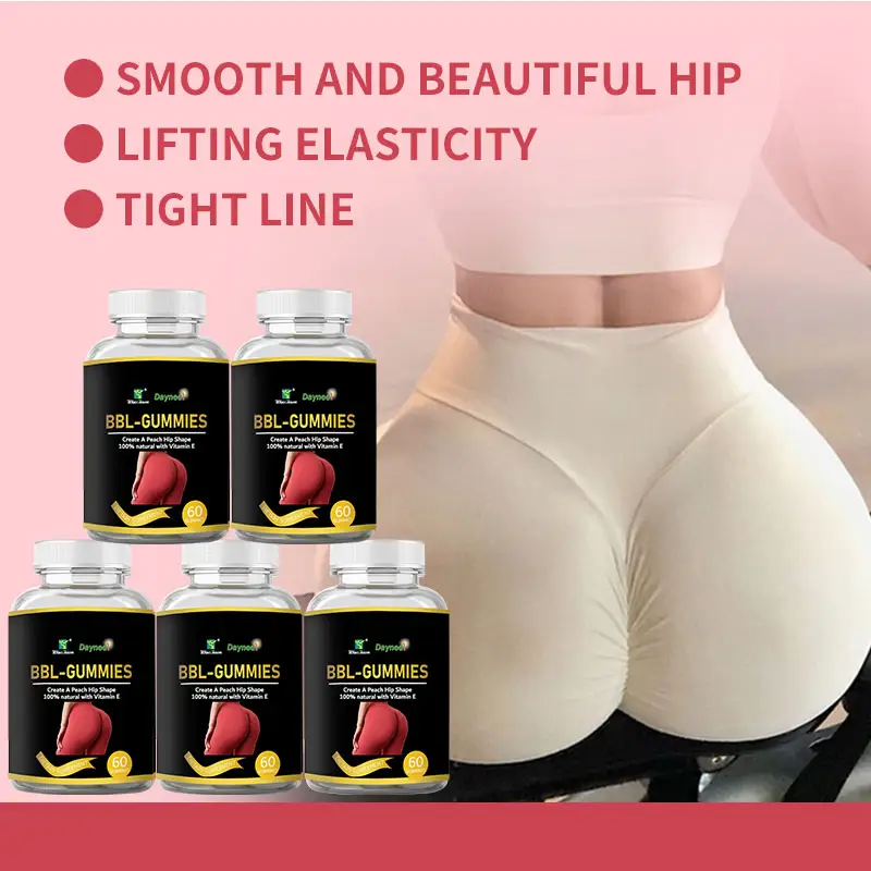 Daynee BBL Butt and Hips Enhancing Gummies Supports Natural Butt And Hip Enhancement, Firming And Shaping With Key Nutrients And Extracts