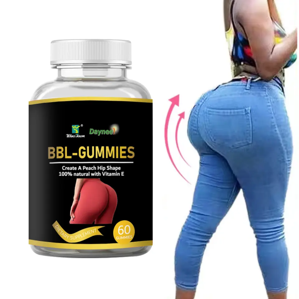 Daynee BBL Butt and Hips Enhancing Gummies Supports Natural Butt And Hip Enhancement, Firming And Shaping With Key Nutrients And Extracts