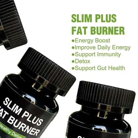 Slim Plus Fat Burner Tablets Boosts Metabolism, Burns Fat, Suppresses Appetite, Increases Energy, And Supports Weight Loss Goals