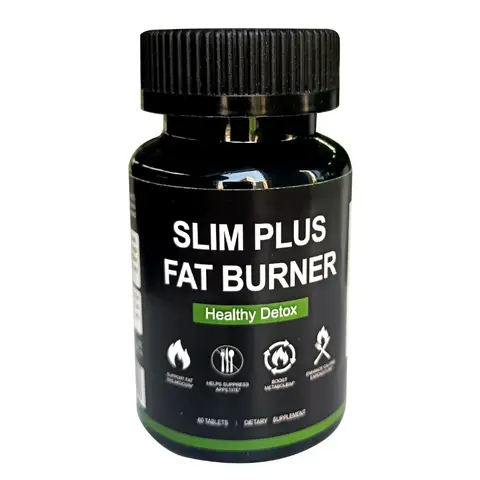 Slim Plus Fat Burner Tablets Boosts Metabolism, Burns Fat, Suppresses Appetite, Increases Energy, And Supports Weight Loss Goals