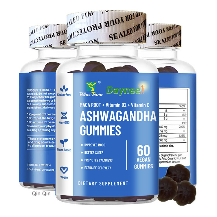 Ashwagandha Gummies Supports stress relief, enhances sleep quality, boosts energy, and promotes overall well-being