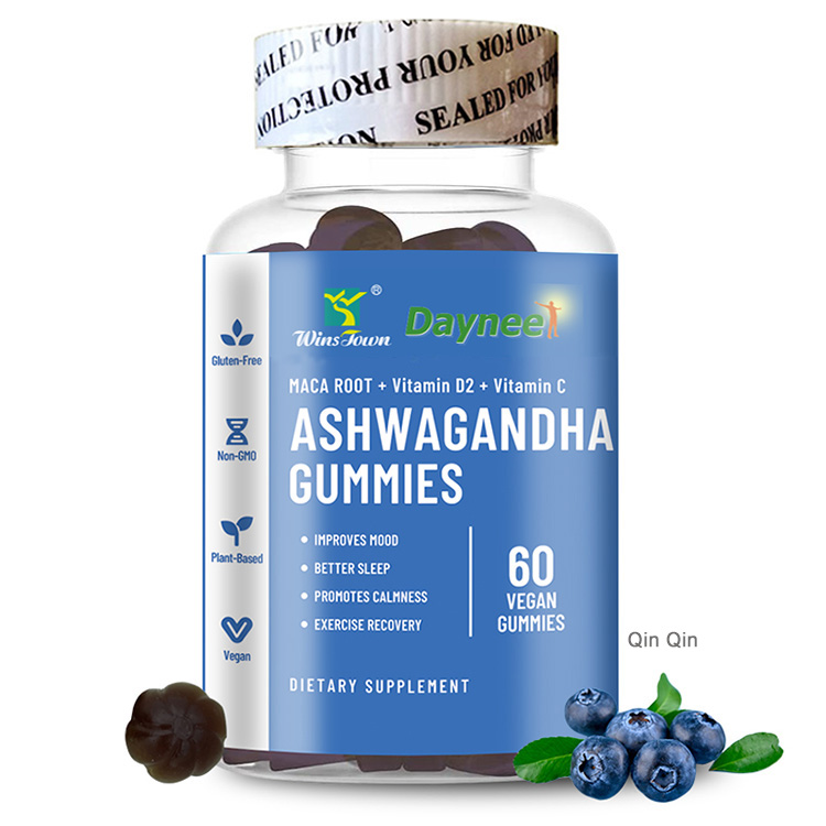 Ashwagandha Gummies Supports stress relief, enhances sleep quality, boosts energy, and promotes overall well-being