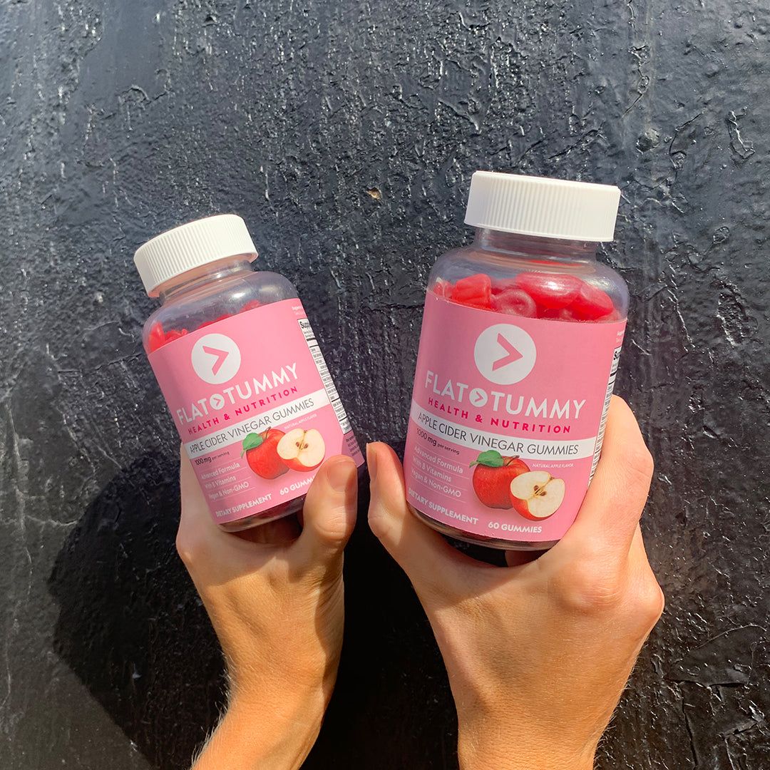 Flat Tummy Apple Cider Vinegar Gummies For Men And Women Support Belly Fat Reduction, Improve Digestion, Reduce Bloating, Enhance Core Slimming And Promote A Healthier, Flatter Stomach Naturally