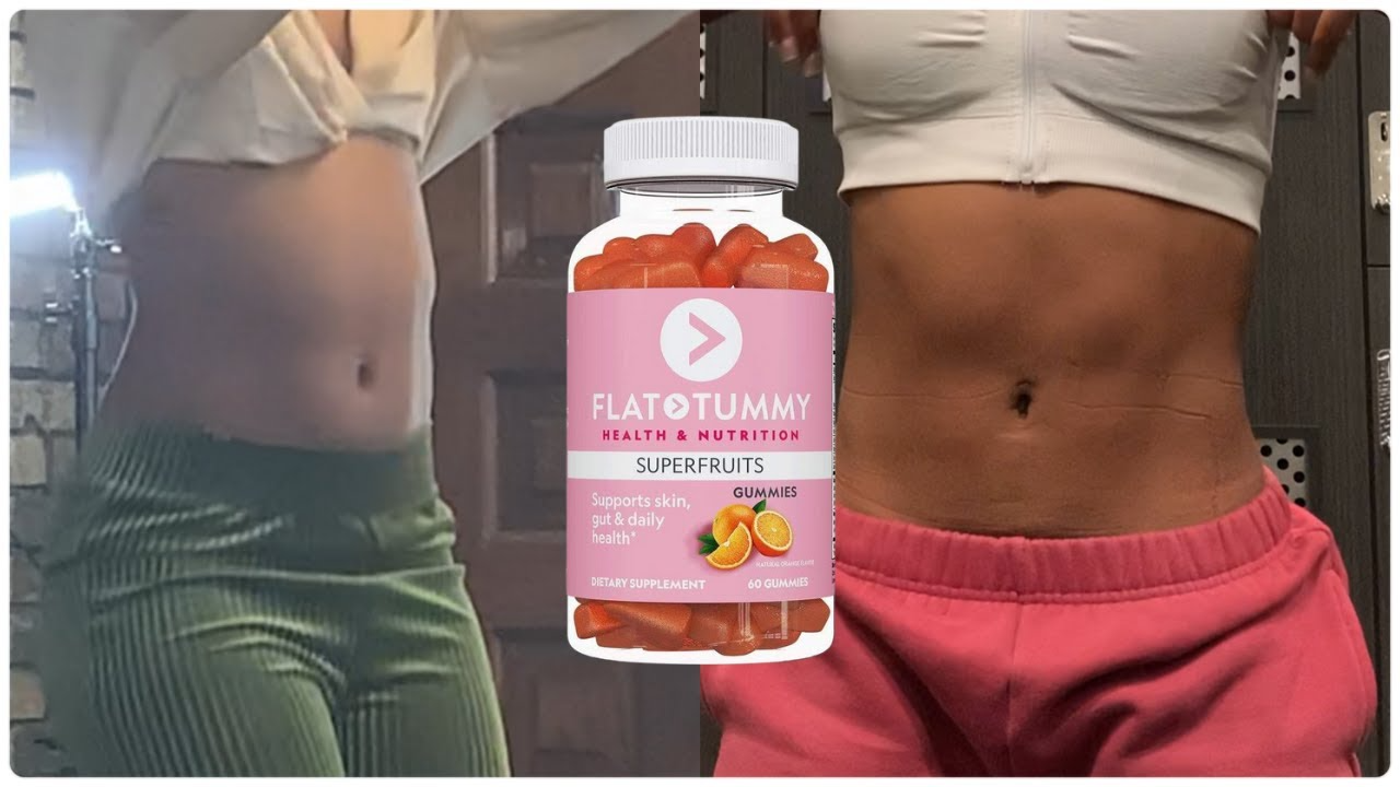 Flat Tummy Apple Cider Vinegar Gummies For Men And Women Support Belly Fat Reduction, Improve Digestion, Reduce Bloating, Enhance Core Slimming And Promote A Healthier, Flatter Stomach Naturally